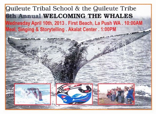 Welcoming the Whales 2013