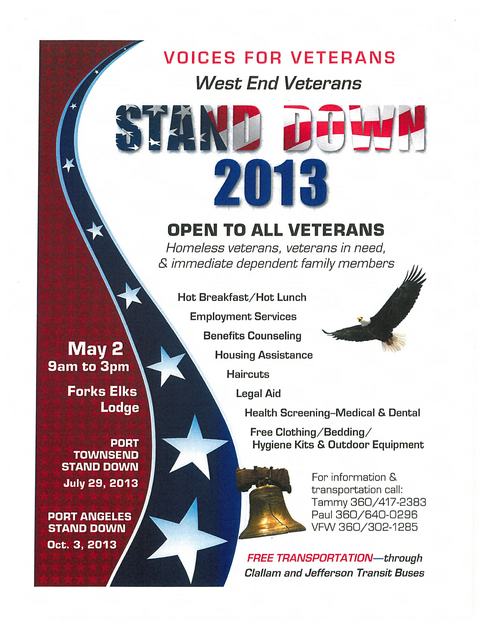 Stand Down 2013
