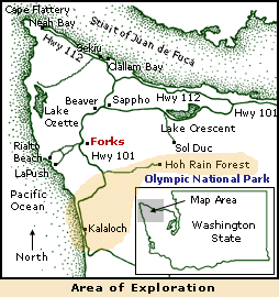 Rainforest In Washington State Map Day 1: Hoh Rain Forest and Kalaloch Beaches | Forks Washington 