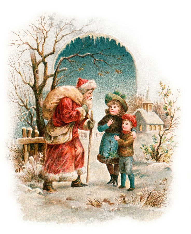 Pin By Olga On Vintage Vintage Christmas Cards Greeting Card Illustration Christmas Postcard