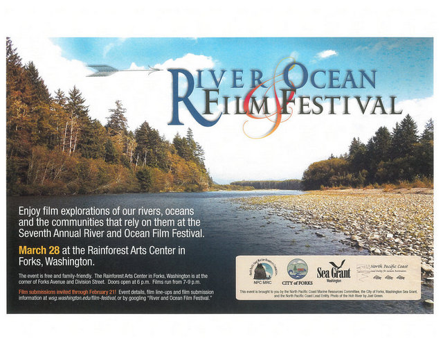 7th Annual River & Ocean Film Festival @ Rainforest Arts Center | Forks | Washington | United States