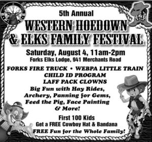 5th Annual Western Hoedown @ Forks Elks Lodge | Forks | Washington | United States