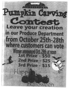 Pumpkin Carving Contest @ Forks Outfitters | Forks | Washington | United States