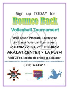 Bounce Back Volleyball Tournament @ Akalat Center | La Push | Washington | United States