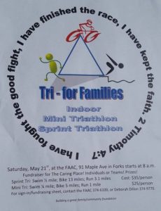 TRI- For Families: Fundraiser for The Caring Place @ Forks Athletic and Aquatic Club | Forks | Washington | United States