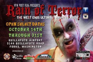 Haunted House Auditions: "Rain of Terror" @ North Olympic Library System Forks Branch | Martinsville | Indiana | United States