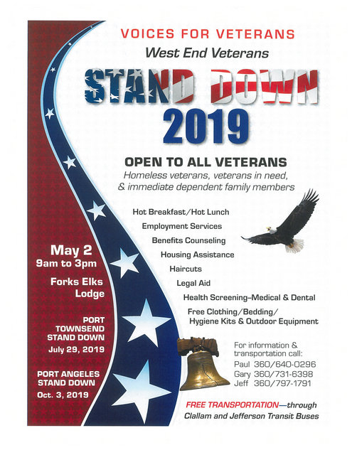 Forks Stand Down 2019 @ Forks Elks Lodge | Forks | Washington | United States