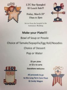 LTC Star Spangled Lunch @ Across from the hospital in ambulance building | Forks | Washington | United States
