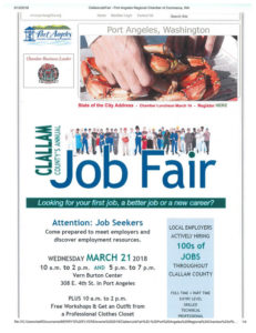 Clallam County Job Fair @ Vern Burton Center | Port Angeles | Washington | United States