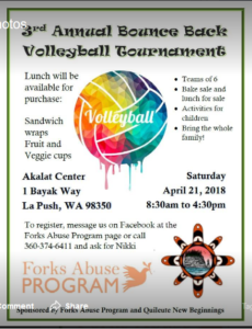 Bounce Back Volleyball Tournament @ Akalat Center | La Push | Washington | United States
