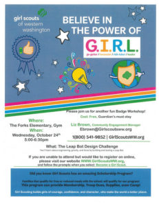 GIRL SCOUTS OF WESTERN WASHINGTON @ FORKS ELEMENTARY GYM | Forks | Washington | United States