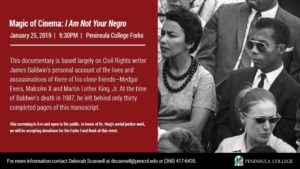 Magic Of Cinema: "I am Not Your Negro" @ Peninsula College | Forks | Washington | United States