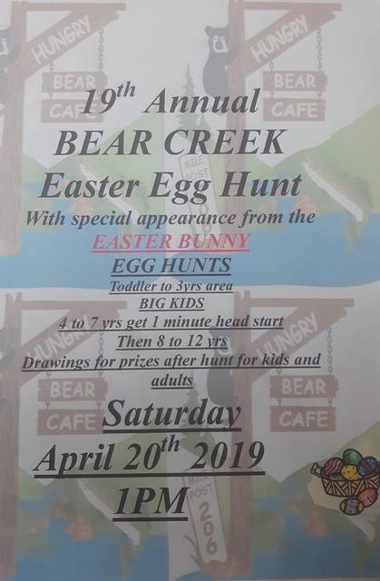 19th Annual BEAR CREEK Easter Egg Hunt @ Hungry Bear Cafe | Beaver | Washington | United States