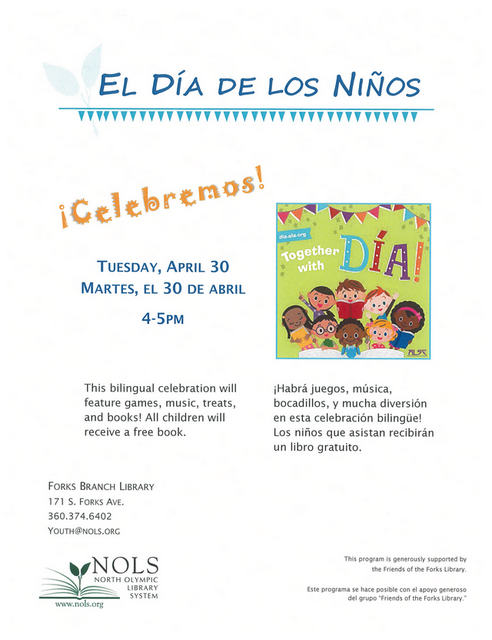 Children's Day @ Forks Branch Library | Forks | Washington | United States