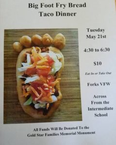Big Foot Fry Bread Taco Dinner @ Forks VFW Hall | Forks | Washington | United States