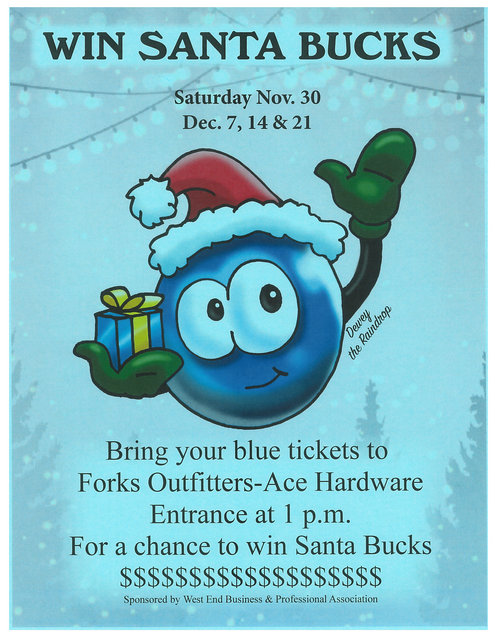 WIN Santa Bucks @ Forks Outfitters | Forks | Washington | United States