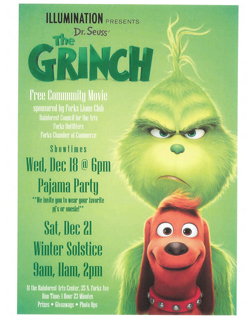 Illumination Presents Dr. Seuss' The Grinch @ Rainforest Arts Center | Forks | Washington | United States