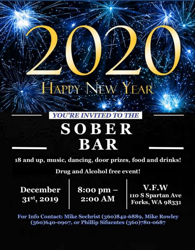 You're Invited to the Sober Bar @ VFW Hall | Forks | Washington | United States