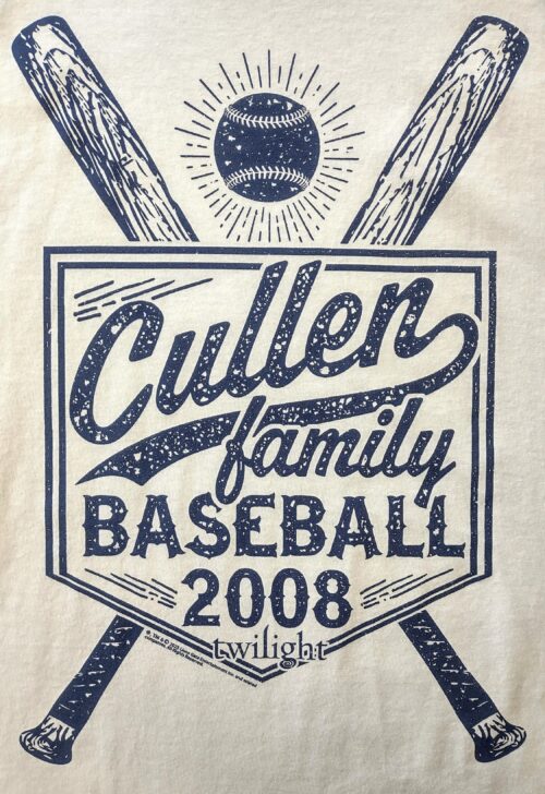 Closeup image of Cullen Family Baseball t-shirt